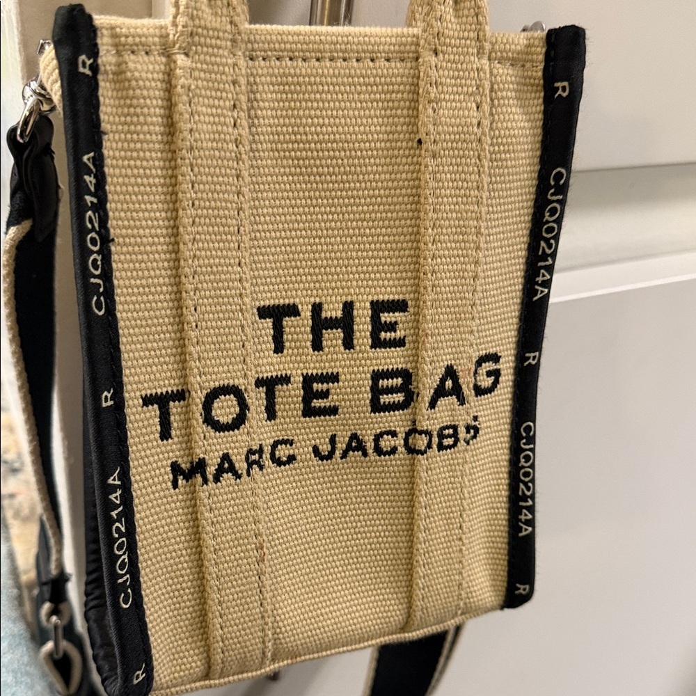 Marc Jacobs Tan and Black Messenger Bag